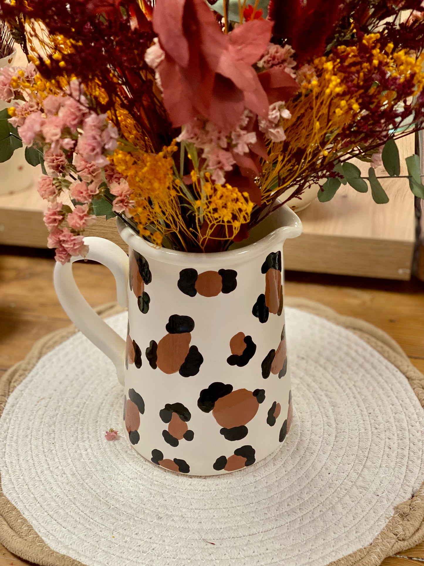 Vase carafe Léopard