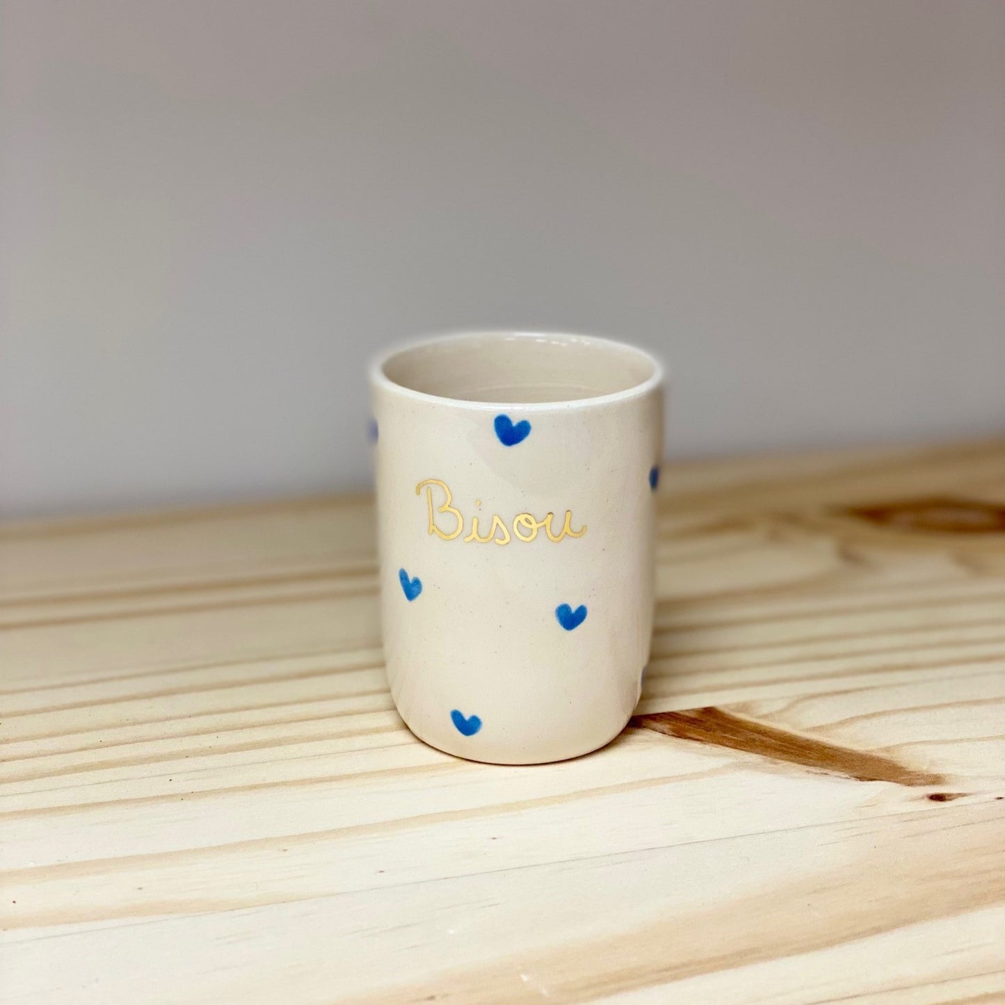 Tasse expresso Bisou - Bleu