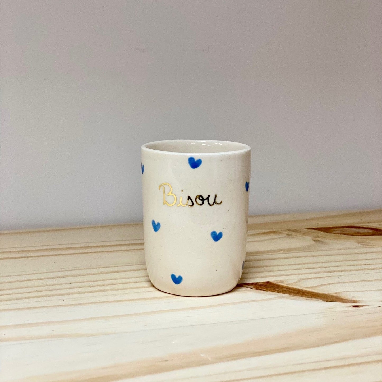 Tasse expresso Bisou - Bleu