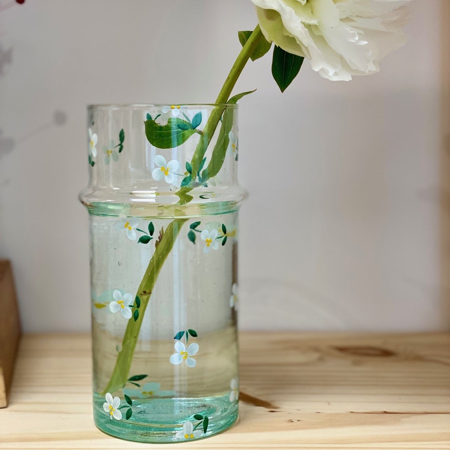 Vase Cottage Verre Blanc