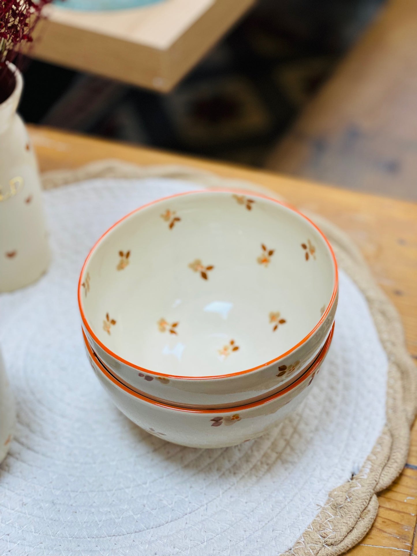 Bol Fleurs Cottage sable