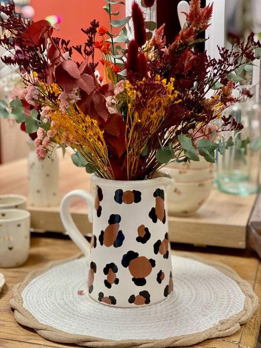 Vase carafe Léopard