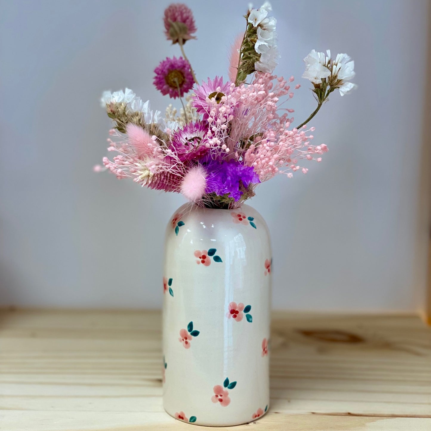 Vase Cottage Mini Rose