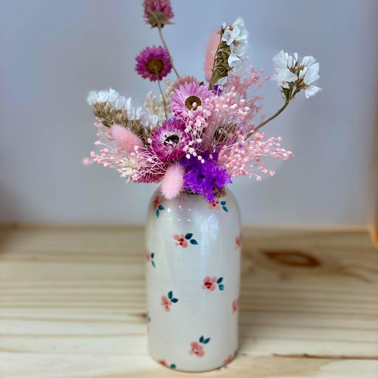 Vase Cottage Mini Rose