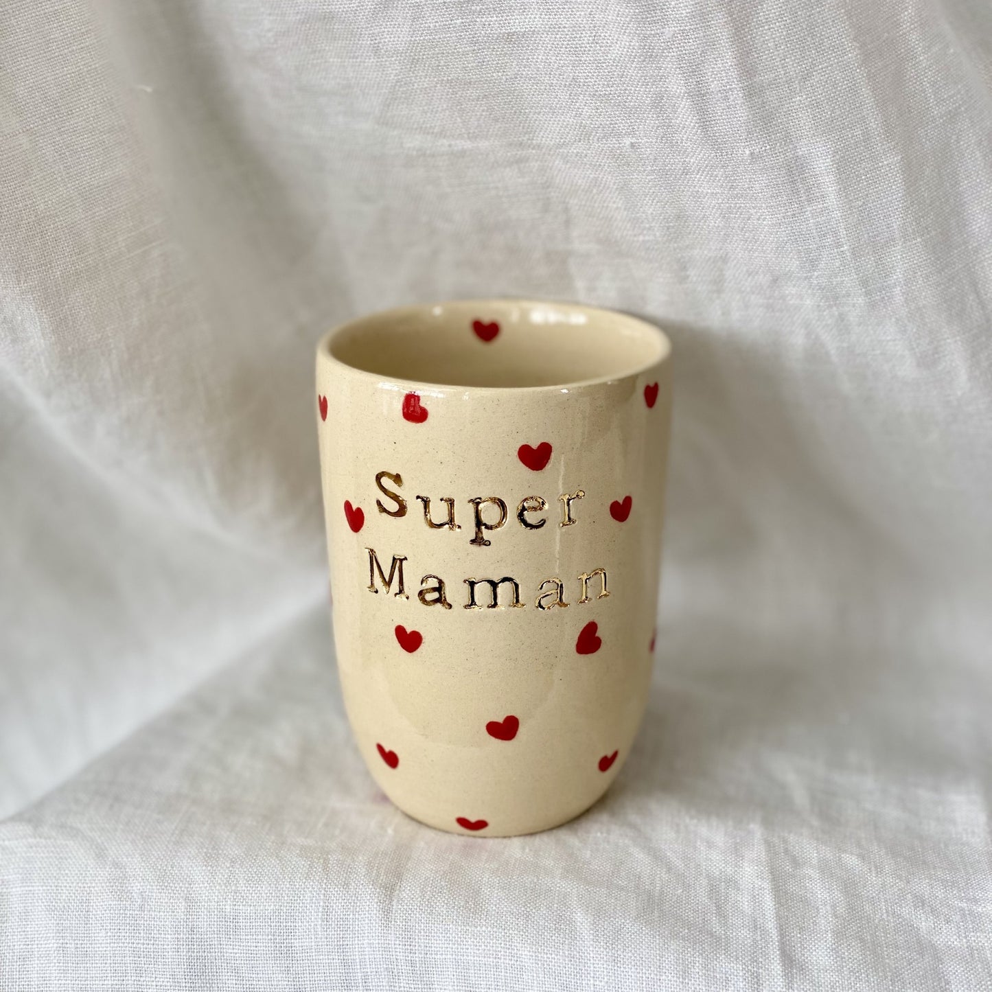 Tasse Super Maman - Rouge