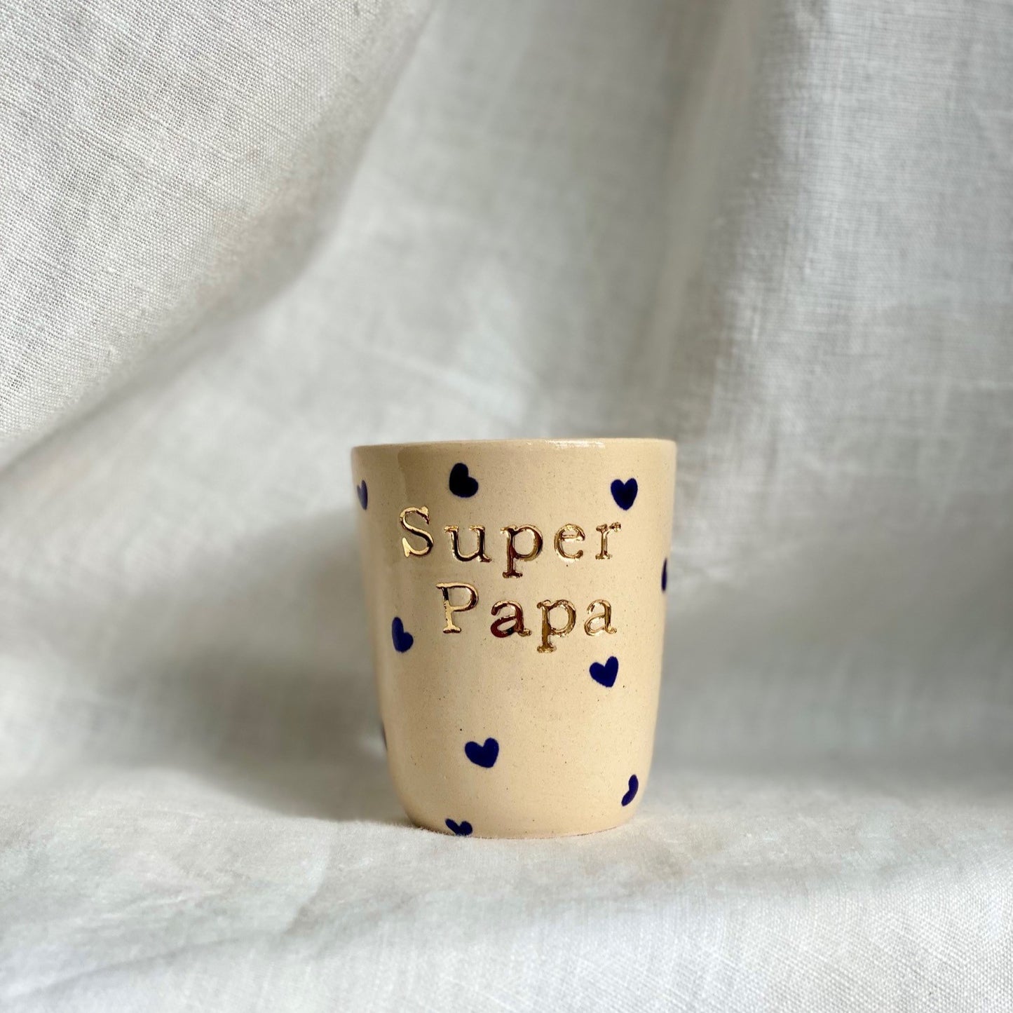 Tasse expresso Super Papa - Bleu