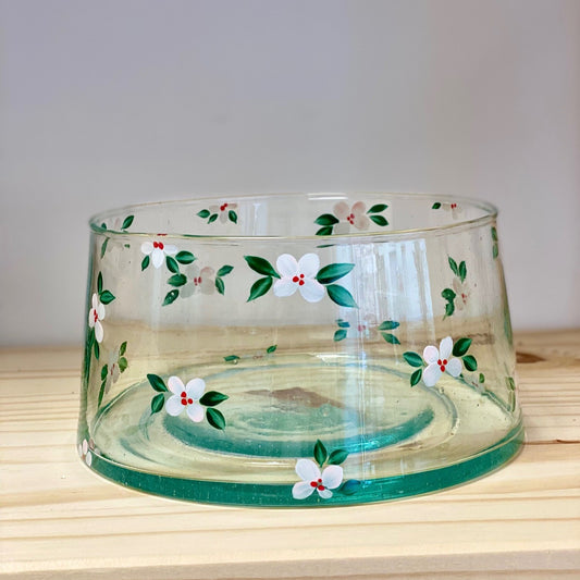 Saladier Cottage Verre Rose